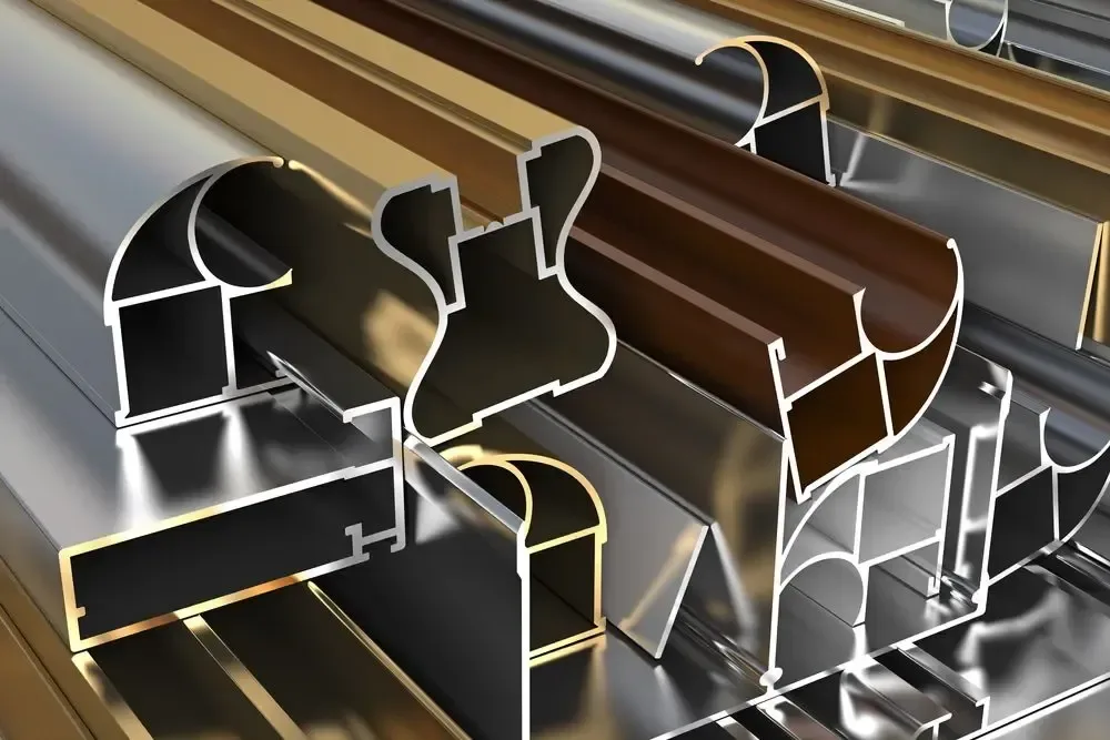 Profilés en aluminium de différentes sections et finitions — profil aluminium sur mesure Luxembourg — ALU-CO