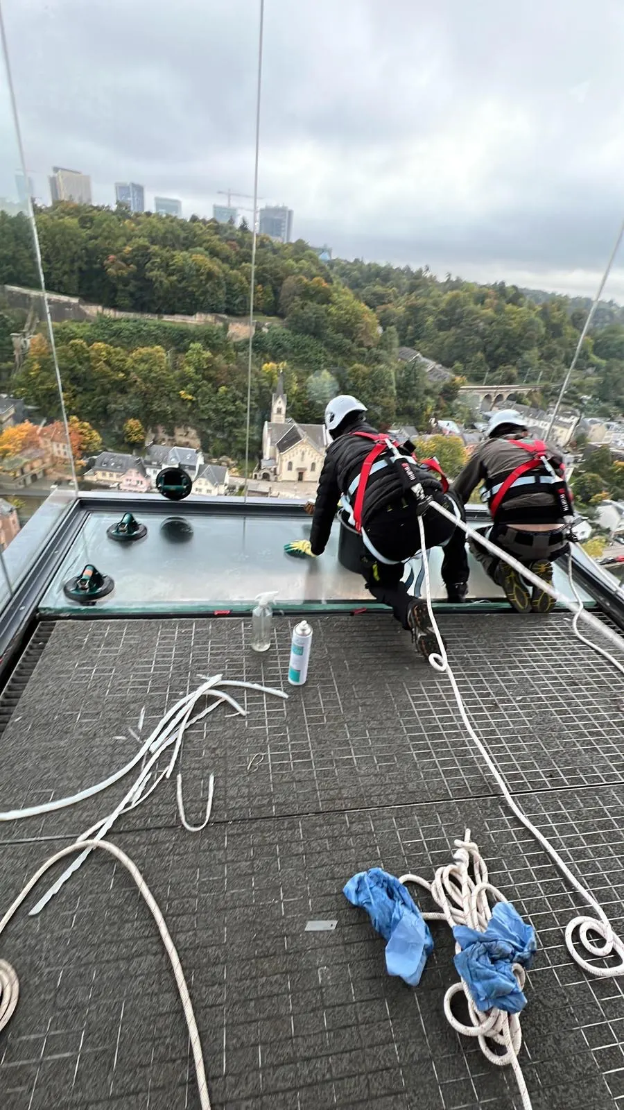 Autorisations & coordination — chantier de façade vitrée Luxembourg — Vitralux Bradtke