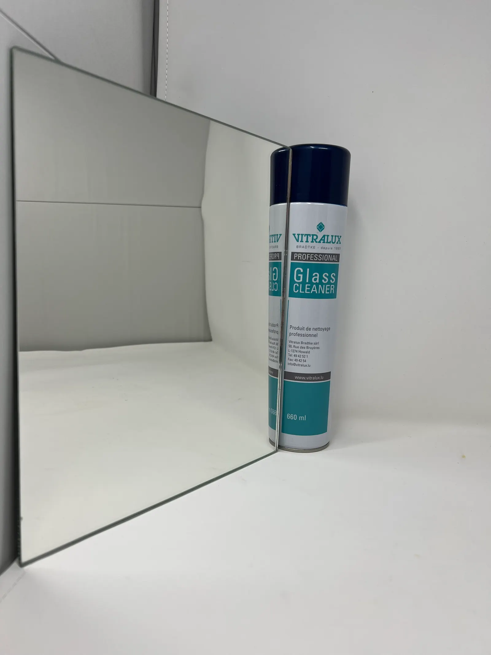 Miroir clair — verre en stock au Luxembourg — Vitralux Bradtke