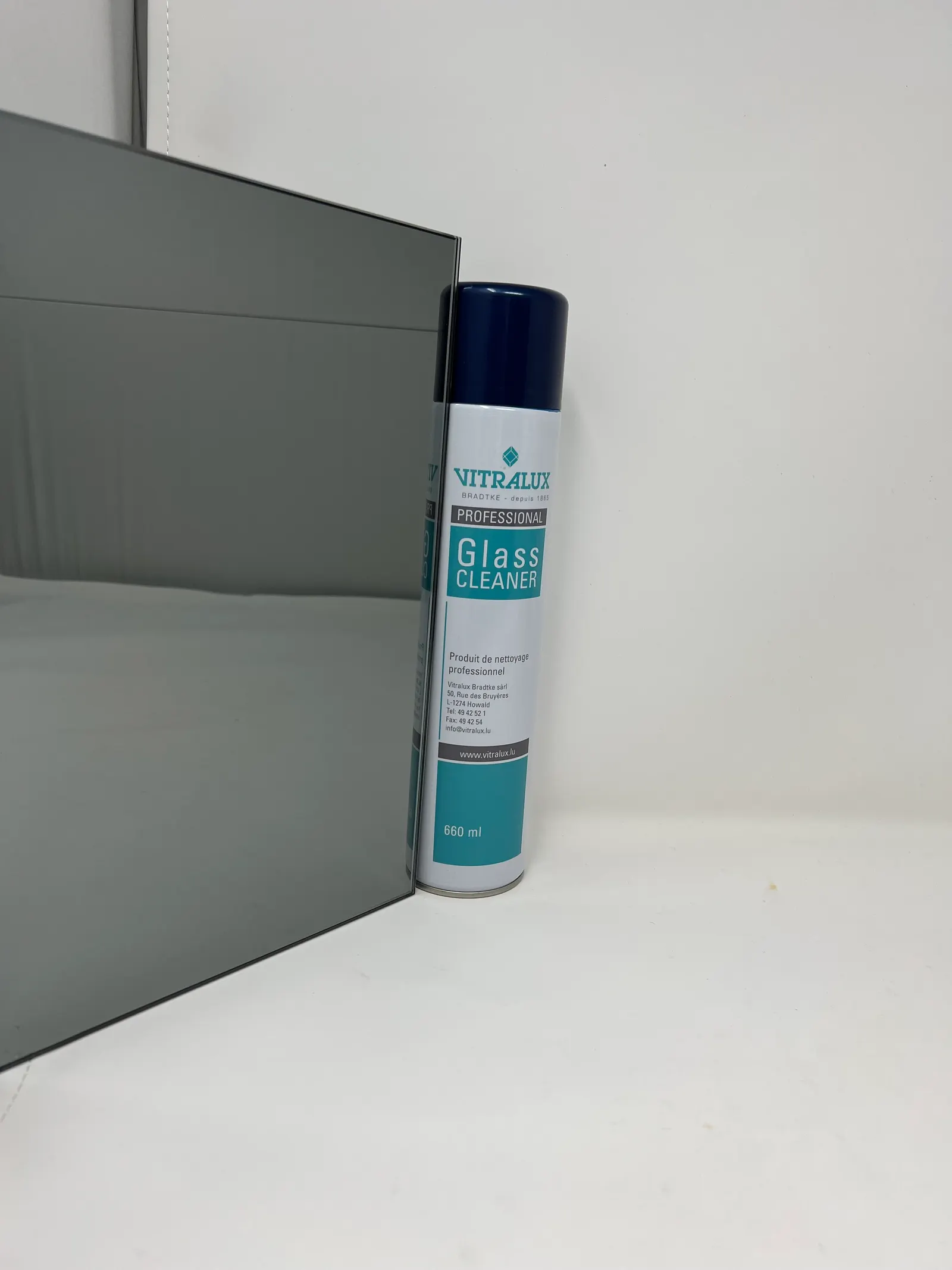 Miroir Gris — verre en stock au Luxembourg — Vitralux Bradtke