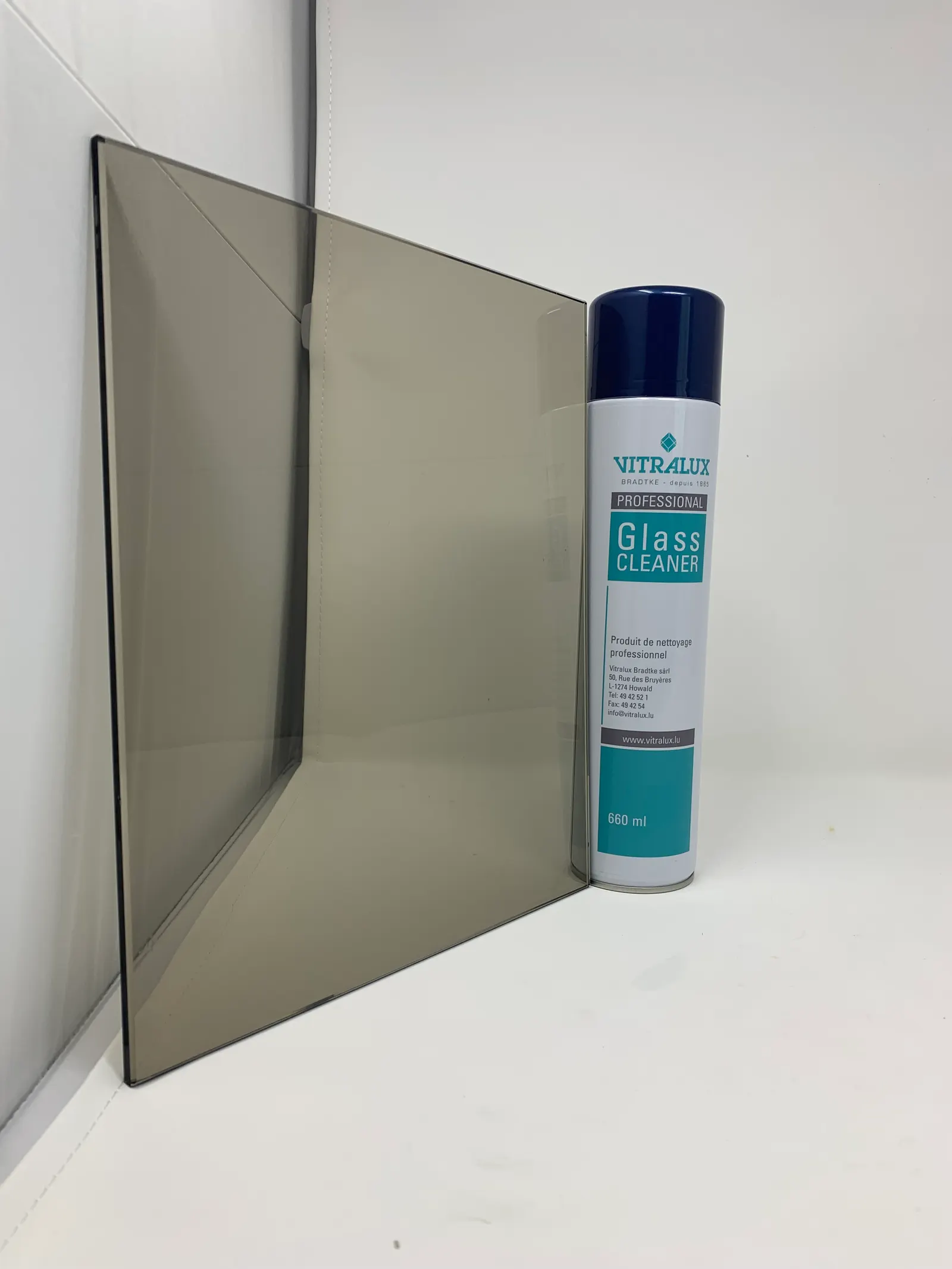 Parsol bronze — verre en stock au Luxembourg — Vitralux Bradtke