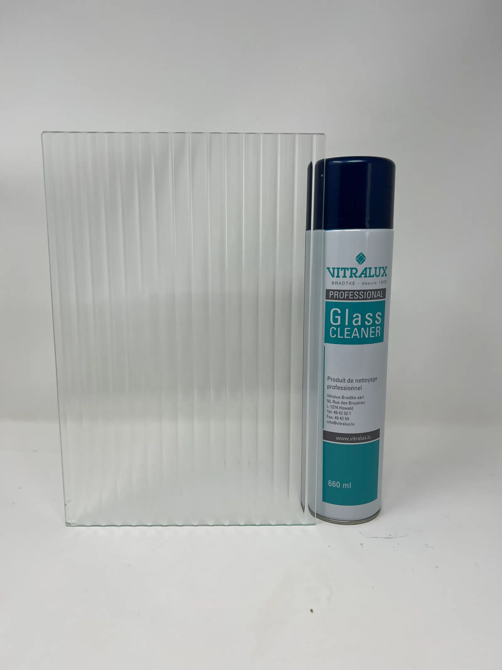 Flute clair — verre en stock au Luxembourg — Vitralux Bradtke