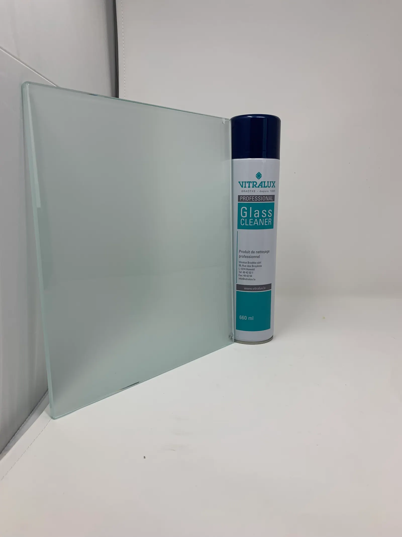 Satinato — verre en stock au Luxembourg — Vitralux Bradtke