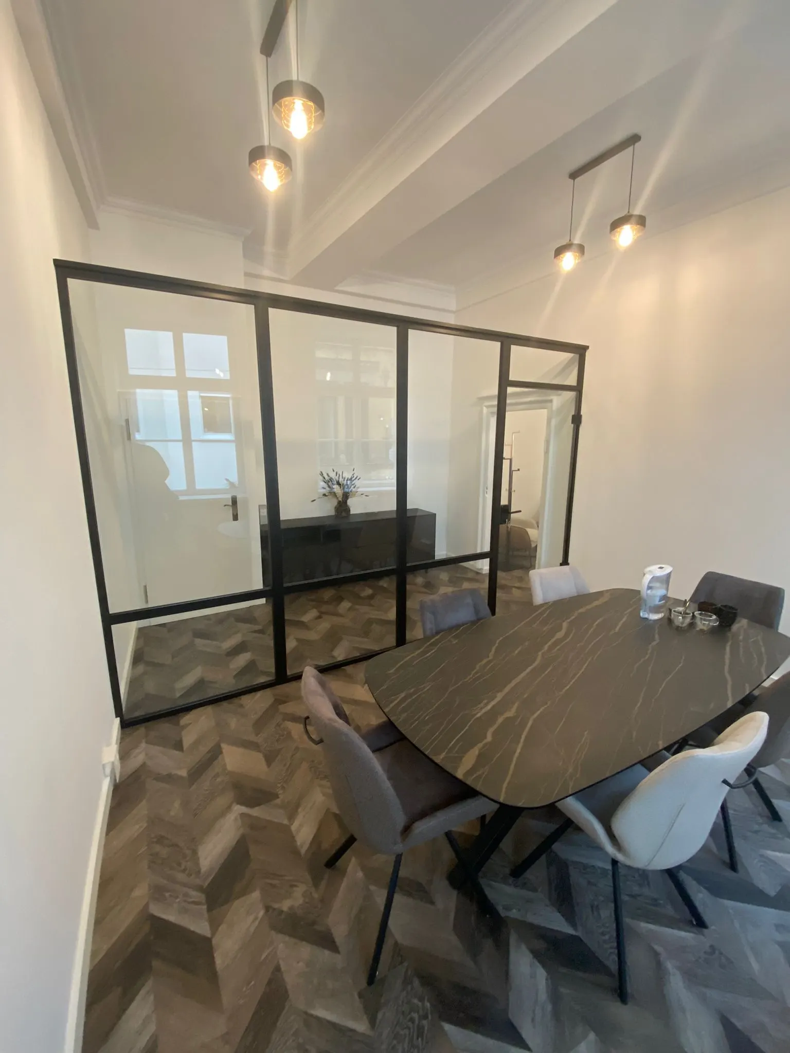 Cloison TWS 1000 — sans fixation plafond — cloison verre Luxembourg — Vitralux Bradtke