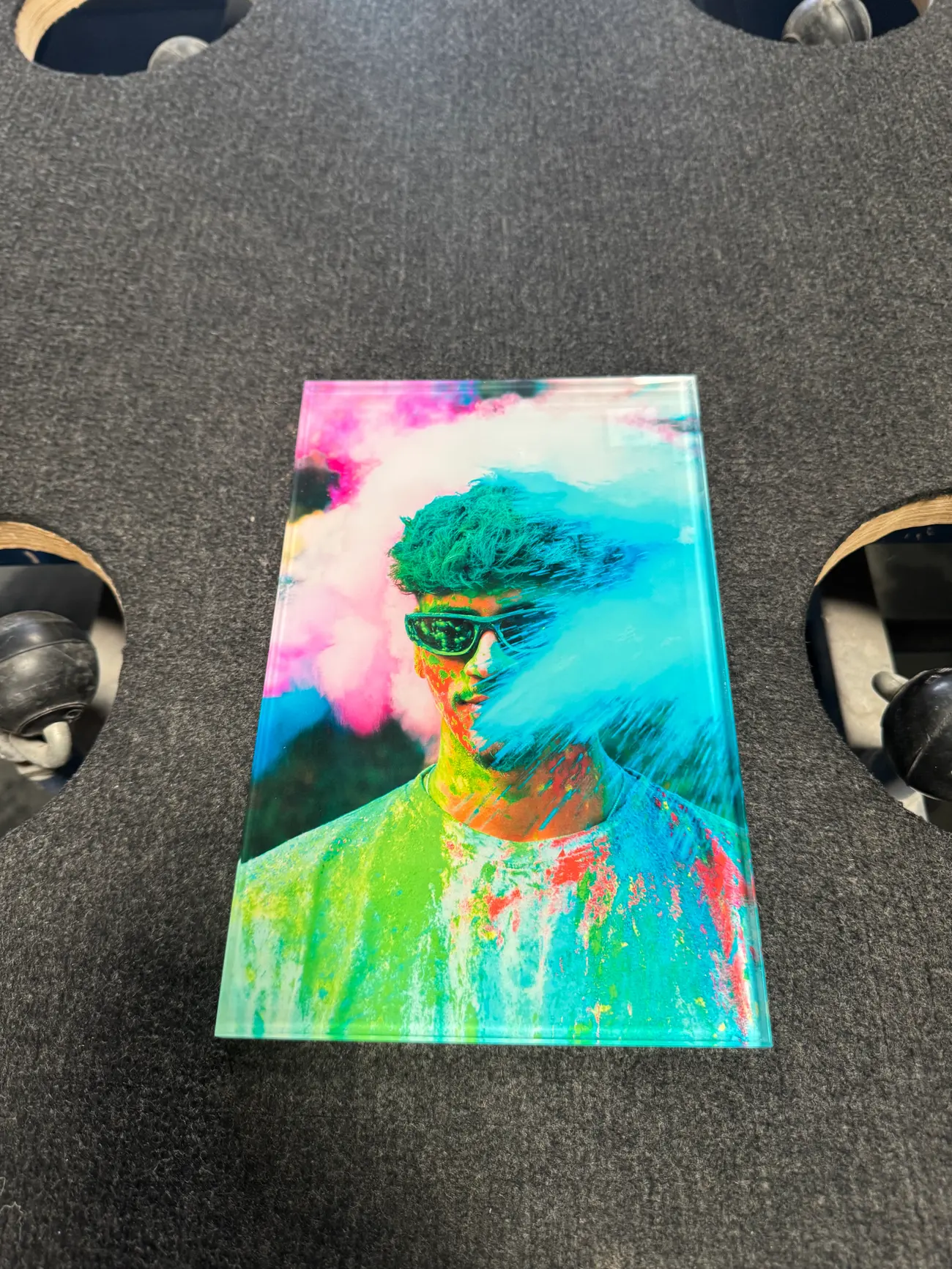 Impression UV couleur sur support verre — Vitralux Bradtke Luxembourg