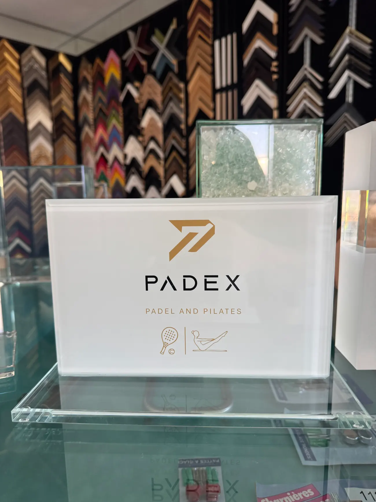 Détail d'une impression UV sur verre — impression UV verre Luxembourg — Vitralux Bradtke