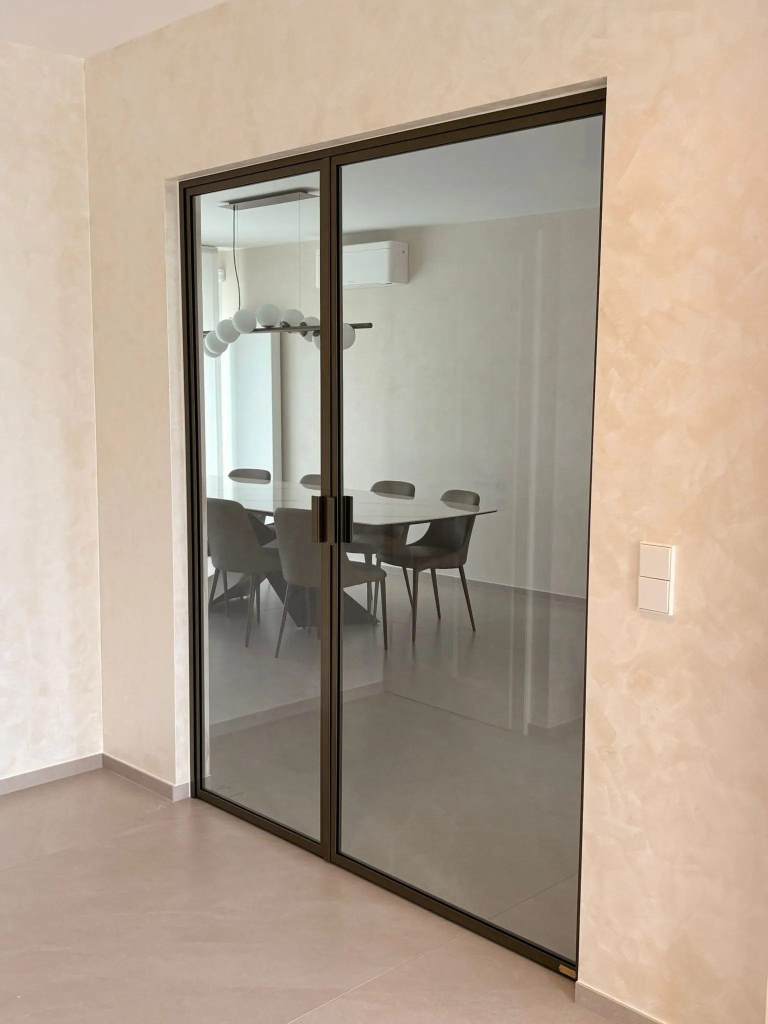Verrière séparant une salle à manger — verrière atelier Luxembourg — Vitralux Bradtke
